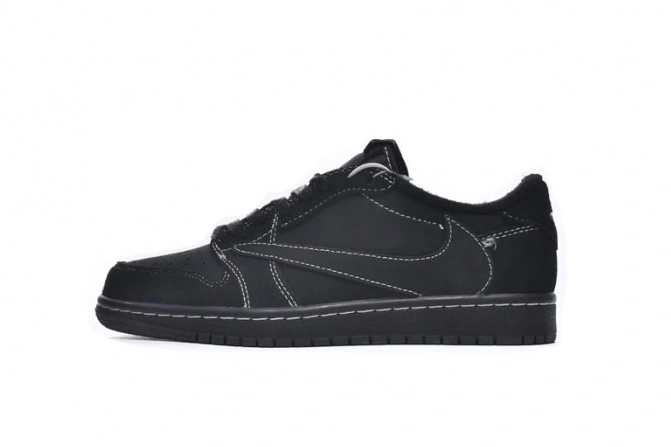 Rep Black Travis Jordan Air x 1 Low Scott Phantom OG DM7866-001 0819